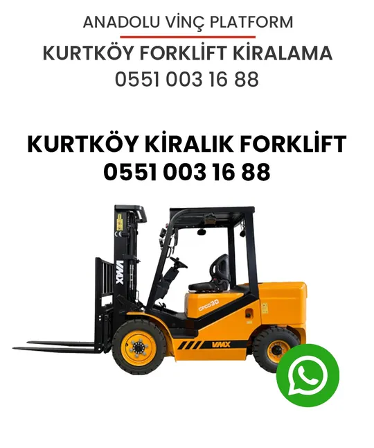 Kurtköy kiralık forklift görseli